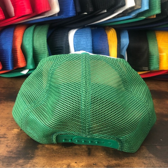 Vintage 80s 90s streetwear Castro Valley J & D Painting Rope Front Trucker Hat - Picture 5 of 7